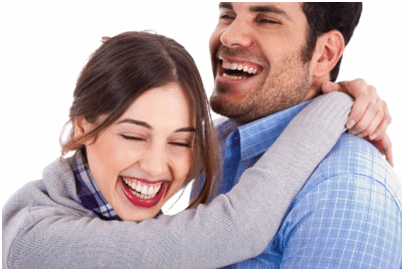 laughing couple