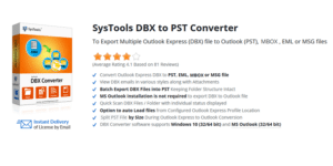 DBX to PST converter