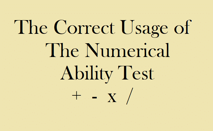 Numerical Ability Test