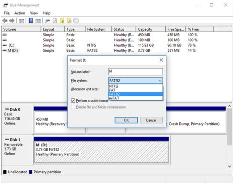 FAT32 file system